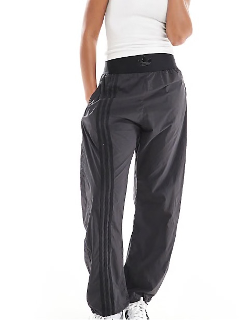 adidas Originals Waistband joggers in black Size S